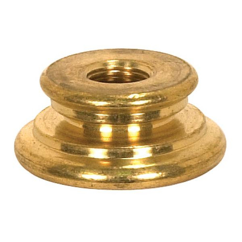 Satco 90-2165 Solid Brass Neck And Spindle; Unfinished; 1-1/4" x 9/16"; 1/8 IP Tapped