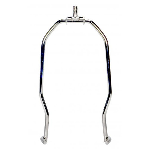 Satco 90-2247 Heavy Duty Harp; Polished Nickel Finish; 6" Height; 1/4-27 Thread