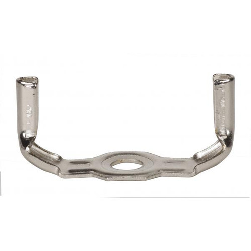 Satco 90-2292 Heavy Duty Saddle; Nickel Plated; 1/8 IP
