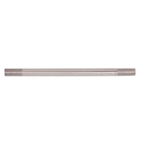 Satco 90-2502 Steel Pipe; 1/8 IP; Nickel Plated Finish; 6" Length; 3/4" x 3/4" Threaded On Both Ends