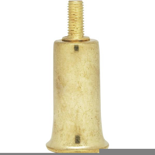 Satco 90-2597 Steel Riser; 1/4-27; Brass Plated; 1-1/2" Height