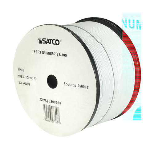 18/2 SPT-2 WHITE 2500 FT SPOOL