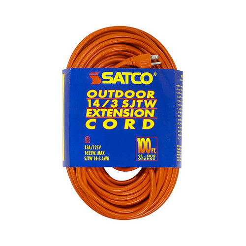 100 FT 14-3 SJTW 0RANGE CORDS