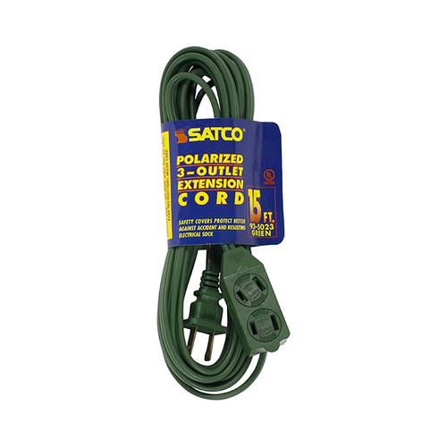 15FT GREEN EXTENSION CORD 16/2