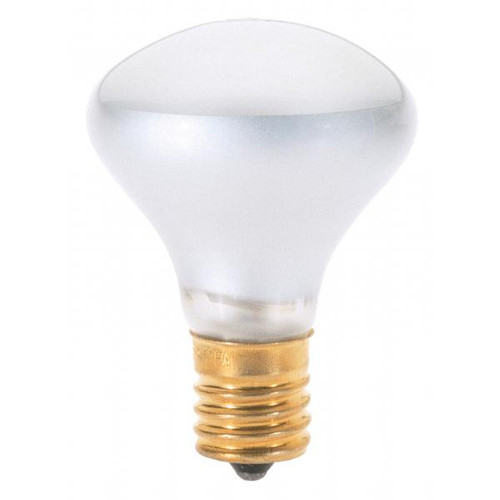 Satco S3205-TF 25 Watt R14 Incandescent; Frost; 1500 Average rated hours; 135 Lumens; Intermediate base; 120 Volt; Shatter Proof
