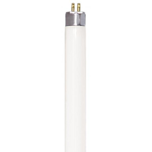 Satco S6429-TF 21 Watt; T5; Fluorescent; 3500K Neutral White; 82 CRI; Miniature Bi Pin base; Shatter Proof