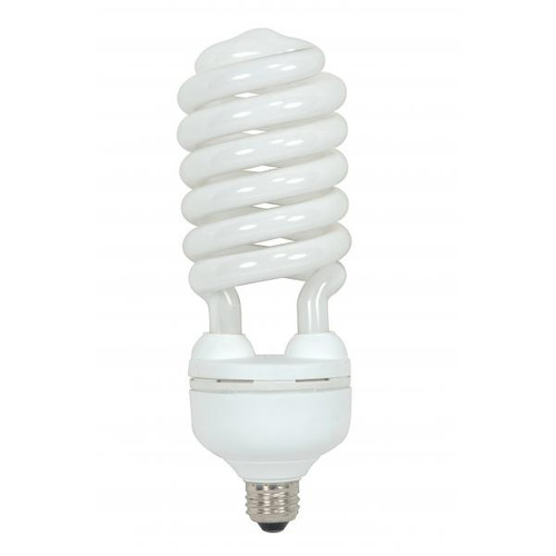 Satco S7339-TF 55 Watt; Hi-Pro Spiral Compact Fluorescent; 5000K; 82 CRI; Medium base; 120 Volt; Shatter Proof