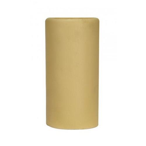 Satco 80-2207 Edison Base Oversize Resin; Ivory Smooth Finish; 2-1/2" Inside Diameter; 3" Diameter; 6" Height