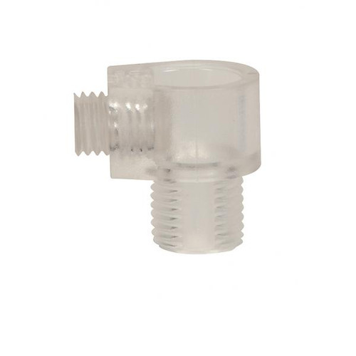 Satco 80-2550 Clear 1/8 IP Strain Relief With Set Screw For 18/2 SVT Wire