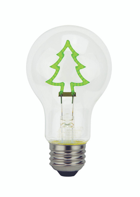 FSA19XMTREEBD - A19 XMAS TREE BASE DOWN Light Bulbs - TCP Lighting