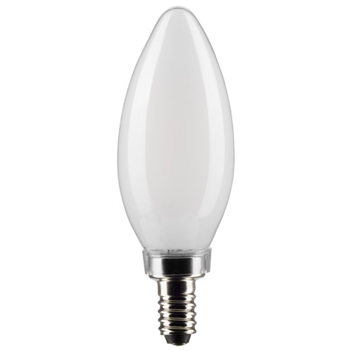 Satco S21280 5.5 Watt B11 LED; Frost; Candelabra base; 90 CRI; 4000K; 120 Volt