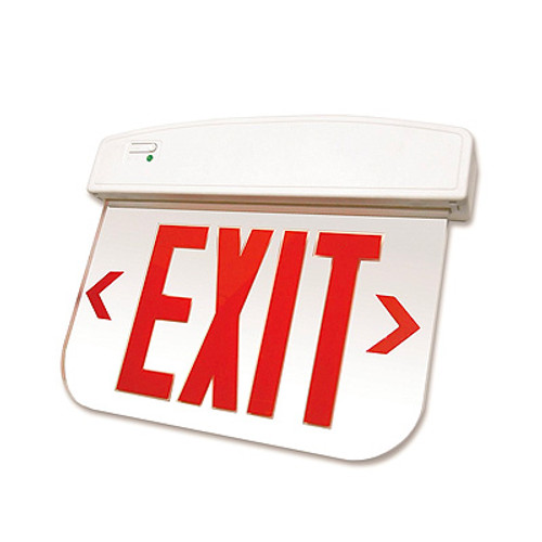 Saylite PLELRXTEU-LED PLELRXTEU Thermoplastic LED Edgelit Exit Sign