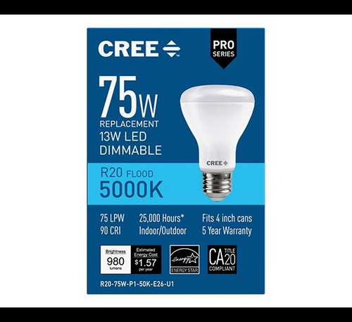 Cree Lighting R20 Pro Series Light Bulbs