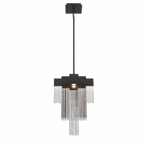 Eurofase Lighting 44370-015 Black Bloomfield 2-Light Mini Pendant