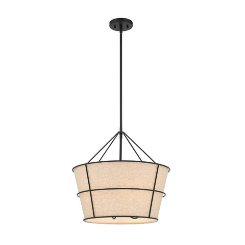 Eurofase Lighting 38270-017 Matte Black Mantello 4 Light Pendant