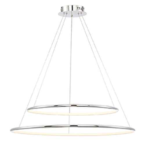 Eurofase Lighting 31861-014 Chrome Valley 32" Round Pendant