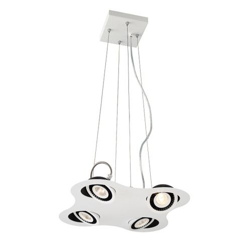 Eurofase Lighting 29485-017 White/Black Vision 14" Pendant