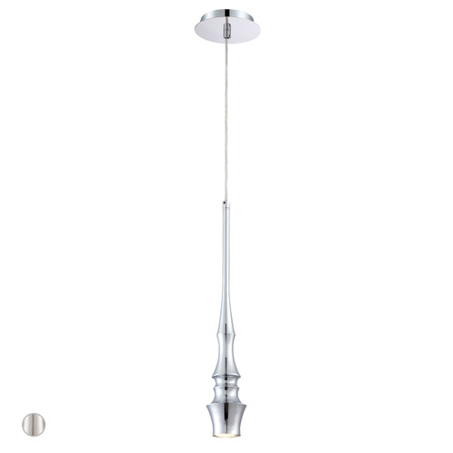 Eurofase Lighting 28405-017 Chrome Sano 6" Round Pendant