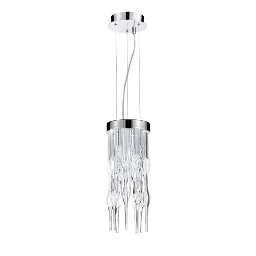 Eurofase Lighting 26600-017 Chrome Viper 8" LED Mini Pendant