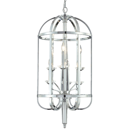 Eurofase Lighting 20316-013 Chrome Senze 6-Light Lantern