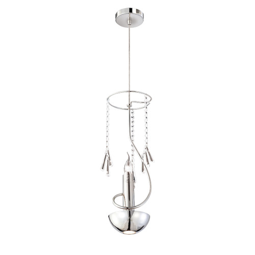 Eurofase Lighting 17781-015 Chrome Valiance 1+1-Light Pendant