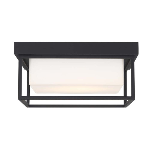 Eurofase Lighting 44649-012 Black Tamar 12-Inch Flushmount