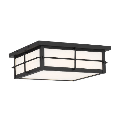 Eurofase Lighting 44270-018 Sand Black Bensa Outdoor Flushmount