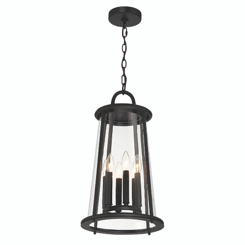 Eurofase Lighting 42722-014 Satin Black Daulle 6 - Light Pendant