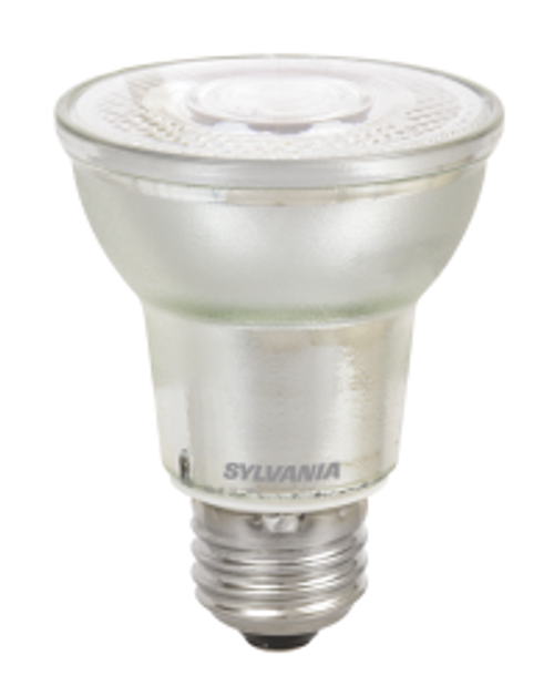 Sylvania LED8PAR20DIM850FL40GL1WRP 6/CS 1/SKU LED PAR20, 8W, Dimmable, 81CRI, 550 Lumen, 5000K, 25000 life 74053