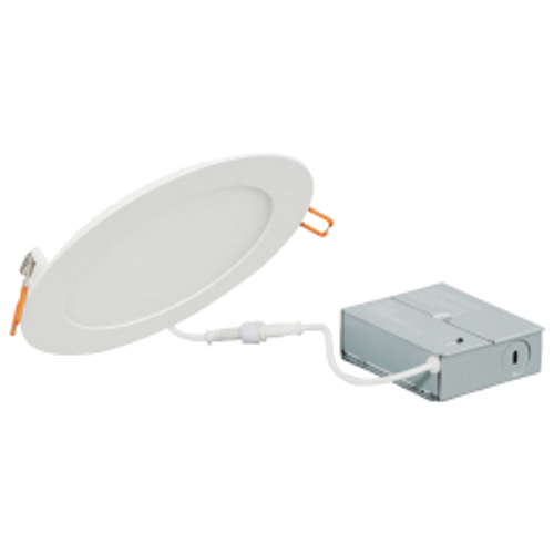 Sylvania LEDMD6R800ST9SC3LS 4/CS 1/SKU 6" Slim Microdisk, Round, 800 lumens, 90CRI, Phase cut dim, 5 color selectable, energy star, 50K/h lifetime. Light Shield Germicidal 75750