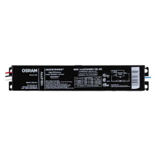 Sylvania QHE1X32T8UNVISLSC 10/CS 1/SKU 1-lamp 32wT8 High Efficiency Instant Start electronic ballast, universal voltage, low ballast factor, 10-pk 49861