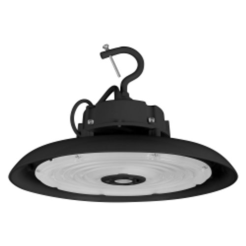 Sylvania UFOHIBA2ASURFPENDMNT1BL 10/CS 1/SKU Black surface or pendant mount bracket for 100 or 150W UFO high bay. Hole size for 1/2" conduit. 65702