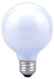 40G25/DAY/1/6 120V - Incandescent G25 Decor Bulb Shape Daylight Finish Medium Base 40 Watt 120 Volt 1/SKU 6/Case - Sylvania