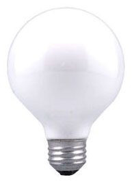 25G25DLSWRP 120V - Incandescent G25 Dcor Bulb Shape Double Life Soft White Finish MediumAluminum Base 25Watt 120Volt Retail Pack 6Bulbs Per Case 1 - Sylvania