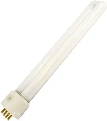 CF9DS/E/841 - DULUX 9W single compact fluorescent lamp with 4-pin base, 4100K color temperature, 82 CRI, for use with electronic and dimming ballasts - Sylvania