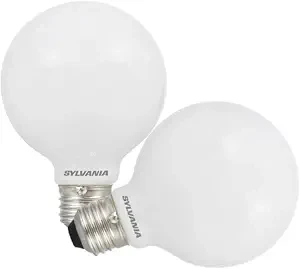 LED8G25DIM950F13YTLRP2 - TruWaveª Naturalª LED G25, 8W, Dimmable, 90CRI, 800 Lumen, 5000K, 15000 life - Sylvania