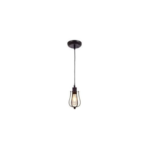 CGPNDNTPLG4WLP/120/30/BL/VID - Cage pendant with plug in, 4.5w, ST19 LED Lamp - Sylvania