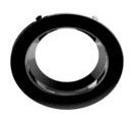 RT4TRIMBLKSM1A - Trim Ring for RT4 downlight recessed kit. Black Trim and Black Reflector - Sylvania