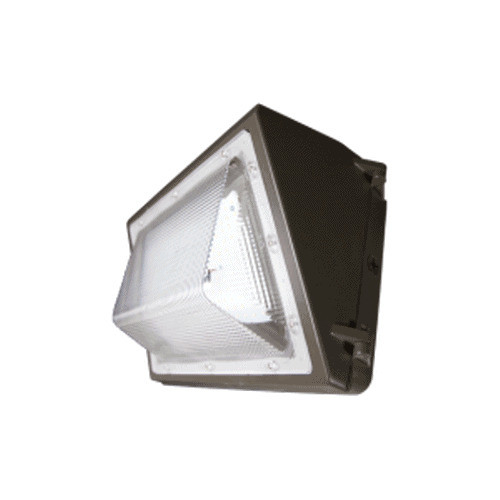 WP5500140MS TCP Lighting WP5500140MS LED Non-Cutoff Wall Pack PC Lens w/ Microwave Motion Sensor D 14.2_, 55W, 40K