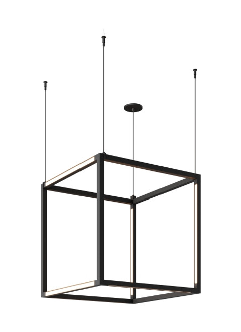 Tech Lighting 700BRXCL93024BS Brox Cube 24 Pendant