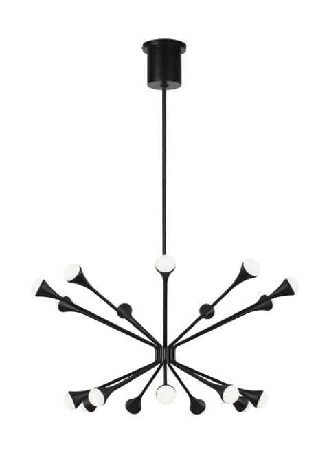 Tech Lighting 700LDY18B-LED930 Lody 18-Light Chandelier