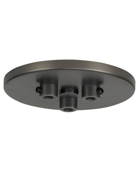 Tech Lighting 700TDMRD3TS Line-Voltage Mini Canopy 3 Port Round
