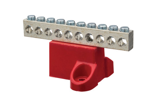 NSI Industries GBA2-10 Ground Bar AL 10 Circuit 2-14