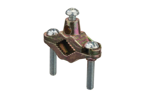 NSI Industries GZB-1 Ground Clamp Zinc 1/2-1_ Brass Plated
