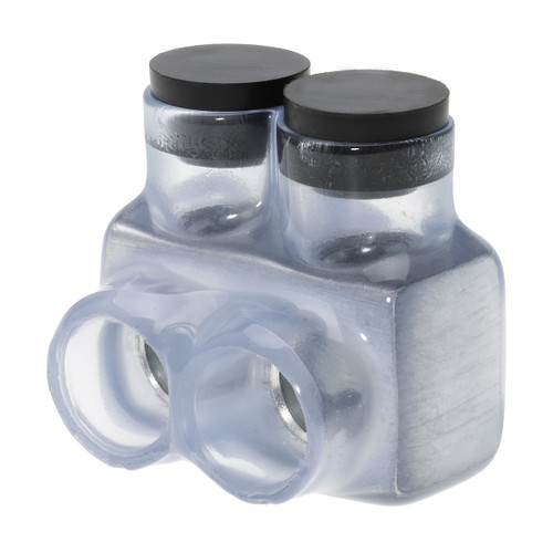 NSI Industries IT-1/0C 2-Port Clear Multi-Tap Pre-Insulated Connector, 1/0-14 Gauge