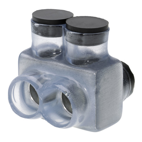 NSI Industries IT-350C 2-Port Clear Multi-Tap Pre-Insulated Connector, 350 MCM Ð 6 Gauge