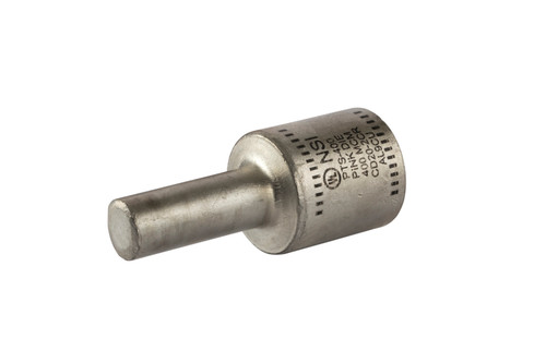 NSI Industries PTS400 Dual Rated Aluminum Pin Terminal for 400 MCM NSI Industries PTS400 Dual Rated Aluminum Pin Terminal for 400 MCM