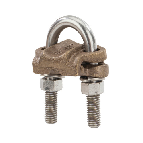 NSI Industries UC-108 U Bolt Ground Clamp 1 Cond. 2/0-4 AWG