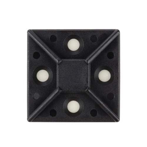 NSI Industries FTH15A-B Adhesive Tie Mount Black 1.5_1.5_ 100