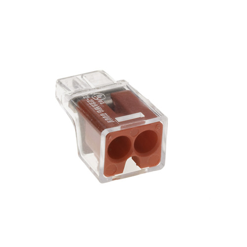 NSI Industries PIWC-2-B Red 2-Wire Push-In Wire Connector, Solid or Stranded, 500 Bag